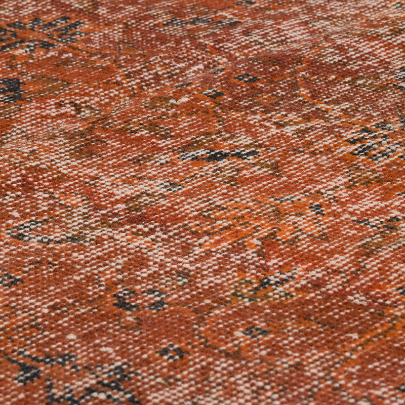Alfombra Turca Vintage Sobre-teñida - 140 cm x 252 cm - K0086809