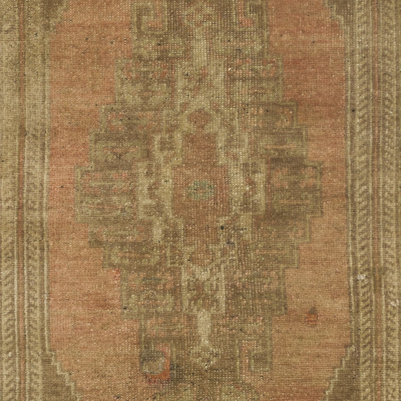 Vintage Turkish Hand-Knotted Rug - 3' 3" x 6' 7" (39" x 79") - K0086812