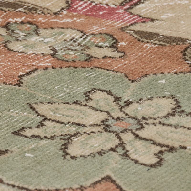 Alfombra Vintage Turca Anudada a Mano - 82 cm x 227 cm - K0086815