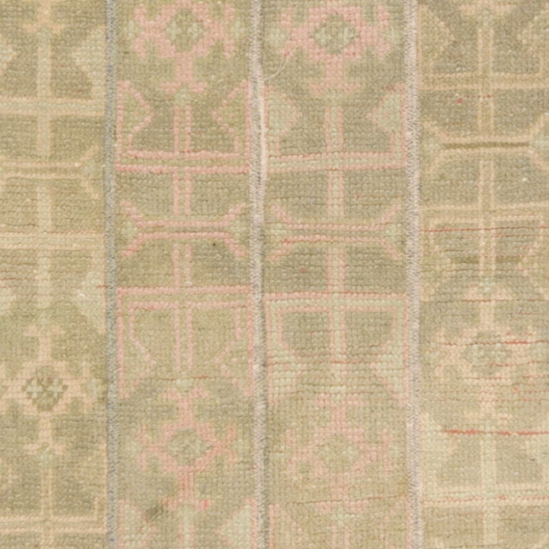 Pasillo Vintage Turco Anudado a Mano - 54 cm x 316 cm - K0086816