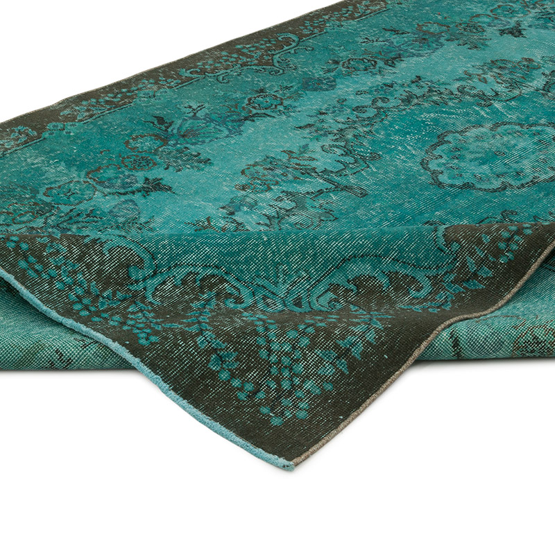 Alfombra Turca Vintage Sobre-teñida - 168 cm x 283 cm - K0086818