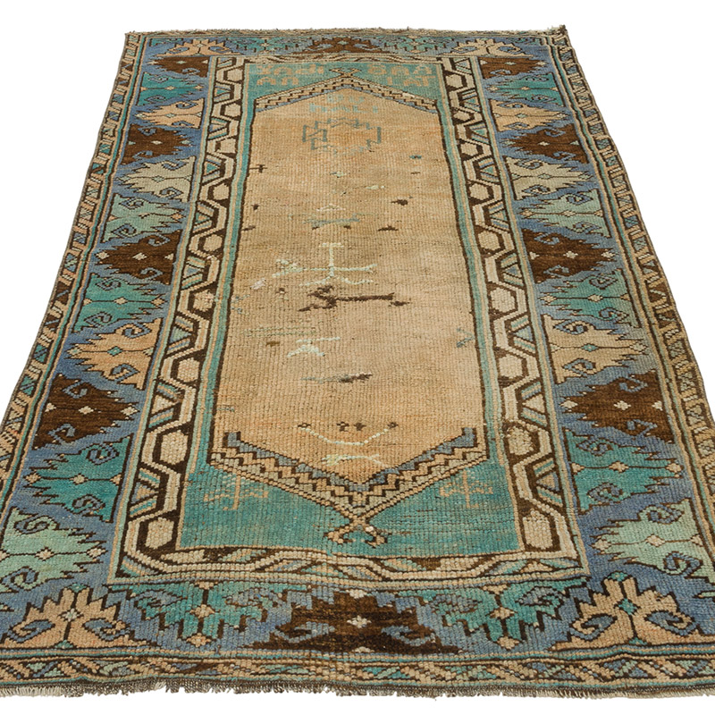 Vintage Turkish Hand-Knotted Rug - 3' 2" x 5' 11" (38" x 71") - K0086819