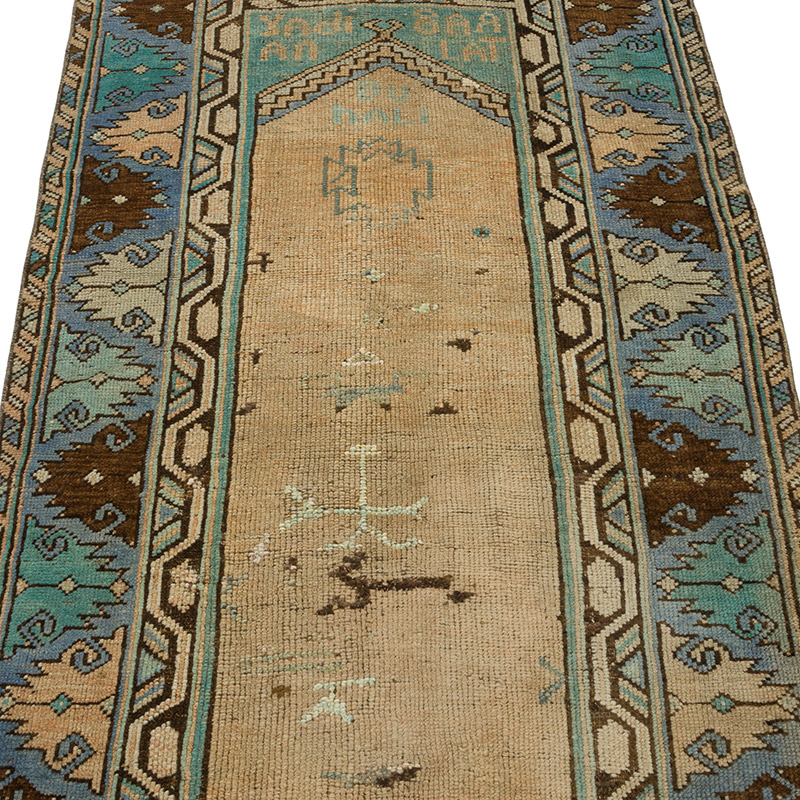 Vintage Turkish Hand-Knotted Rug - 3' 2" x 5' 11" (38" x 71") - K0086819