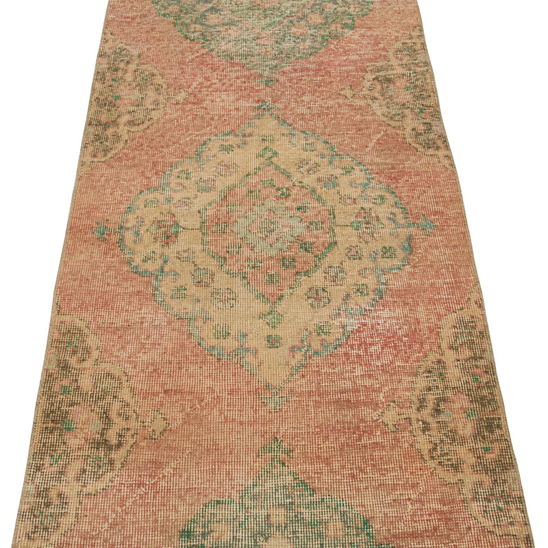 Pasillo Vintage Turco Anudado a Mano - 70 cm x 287 cm - K0086820