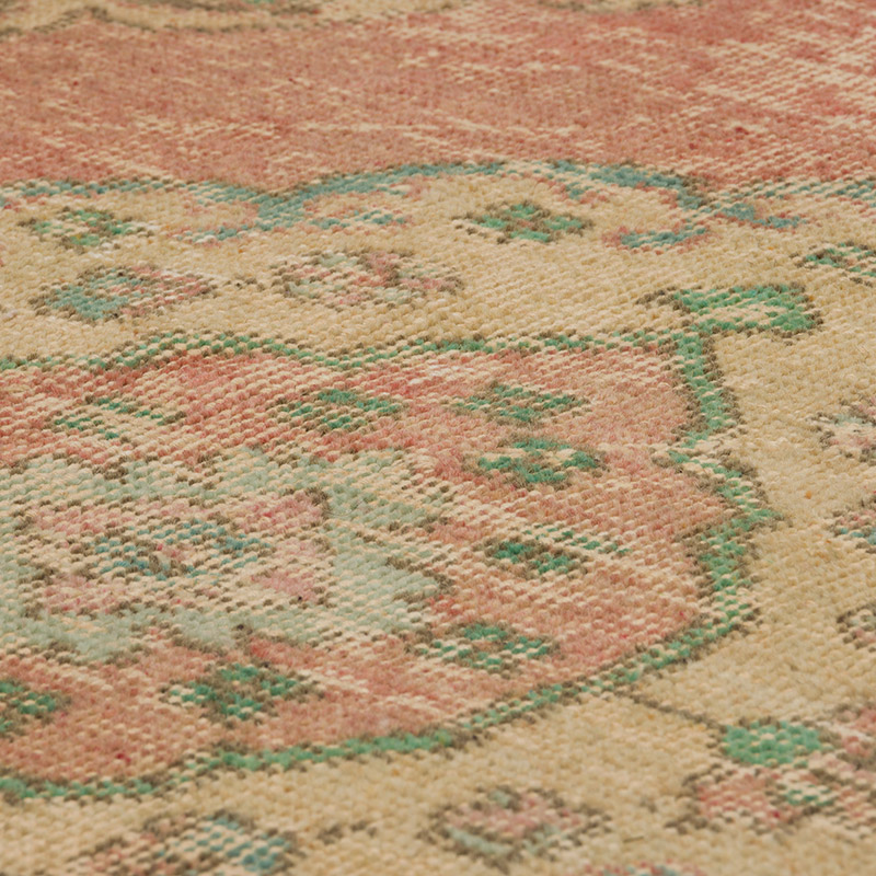 Pasillo Vintage Turco Anudado a Mano - 70 cm x 287 cm - K0086820