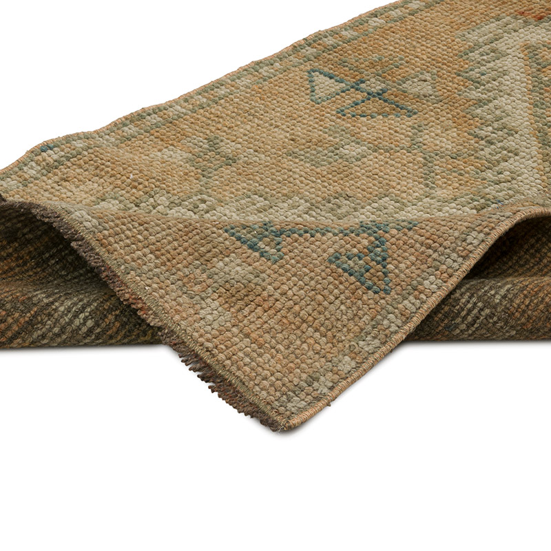 Pasillo Vintage Turco Anudado a Mano - 64 cm x 241 cm - K0086822