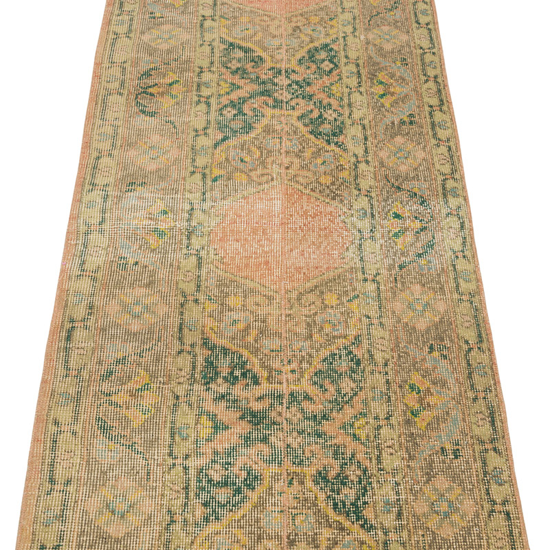 Vintage Turkish Hand-Knotted Runner - 2' 2" x 8'  (26" x 96") - K0086823