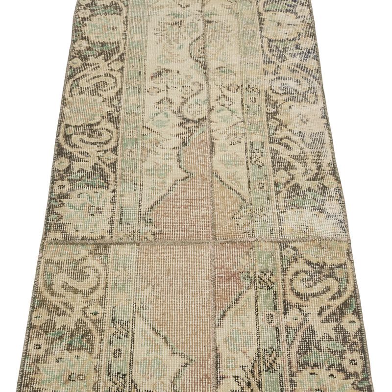 Vintage Turkish Hand-Knotted Runner - 2' 1" x 8' 8" (25" x 104") - K0086824