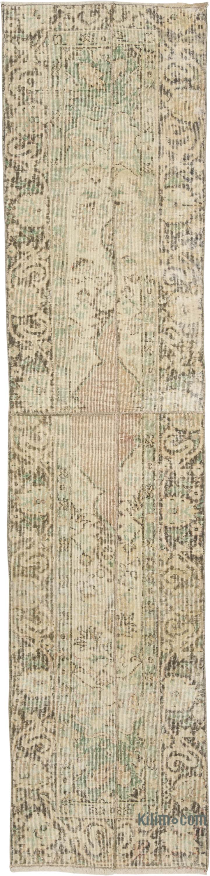 Vintage Turkish Hand-Knotted Runner - 2' 1" x 8' 8" (25" x 104") - K0086824