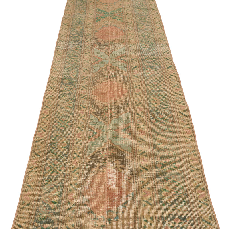 Vintage Turkish Hand-Knotted Runner - 2' 3" x 7' 10" (27" x 94") - K0086826