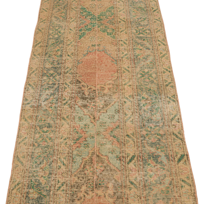 Vintage Turkish Hand-Knotted Runner - 2' 3" x 7' 10" (27" x 94") - K0086826