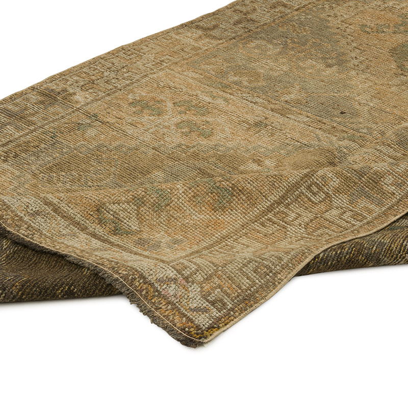 Vintage Turkish Hand-Knotted Runner - 4' 6" x 10' 3" (54" x 123") - K0086827