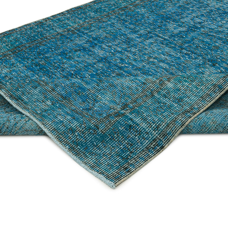 Alfombra Turca Vintage Sobre-teñida - 163 cm x 264 cm - K0086831