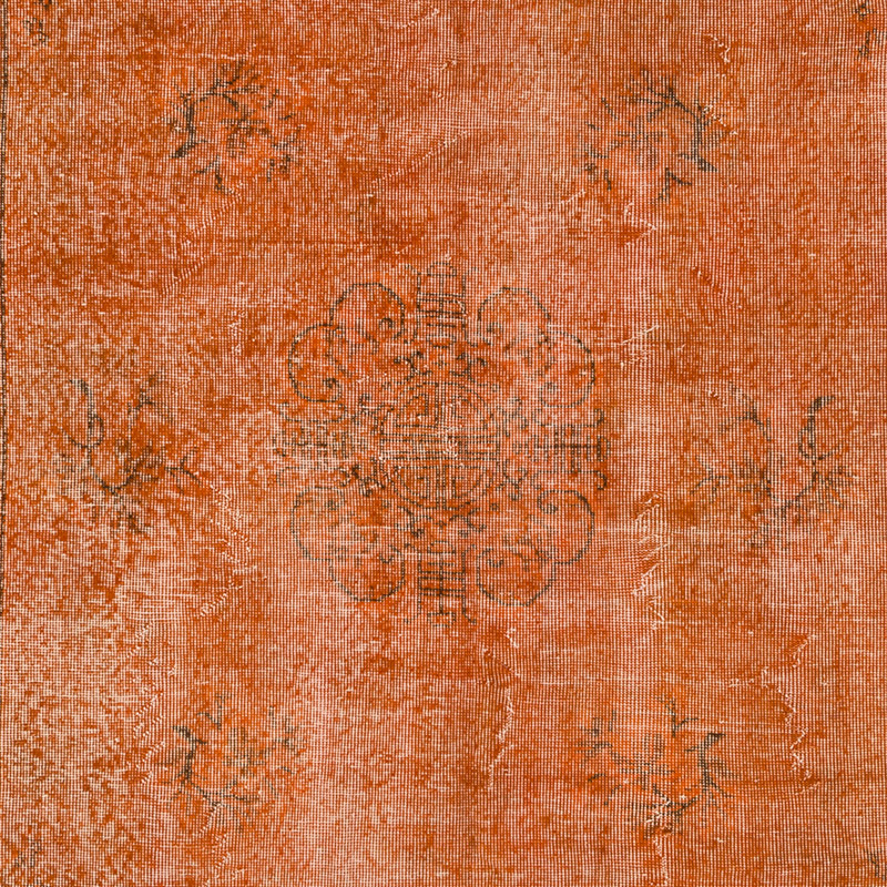 Alfombra Turca Vintage Sobre-teñida - 160 cm x 262 cm - K0086833