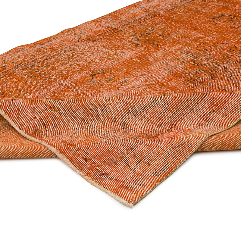 Alfombra Turca Vintage Sobre-teñida - 160 cm x 262 cm - K0086833