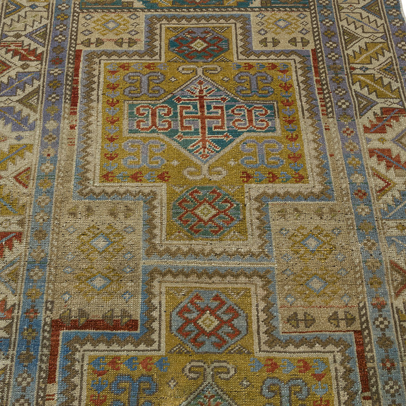 El Dokuma Vintage Halı - 97 cm x 187 cm - K0086836