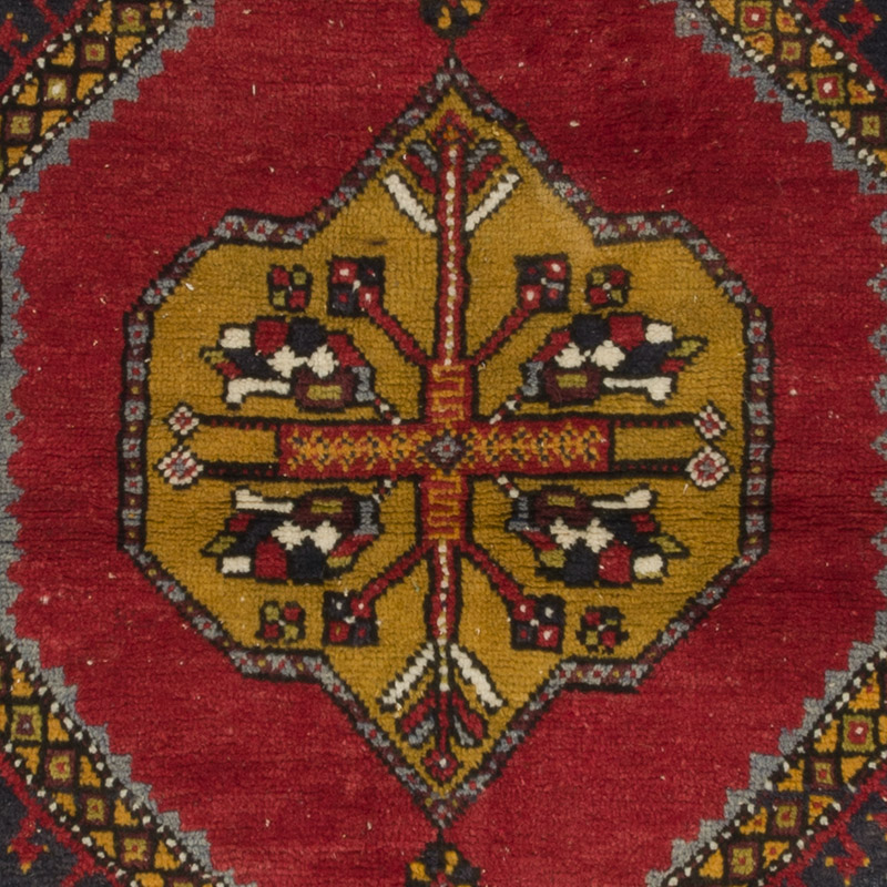 Vintage Turkish Hand-Knotted Rug - 3' 7" x 6'  (43" x 72") - K0086837