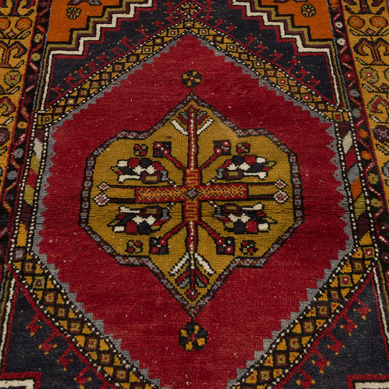 Vintage Turkish Hand-Knotted Rug - 3' 7" x 6'  (43" x 72") - K0086837