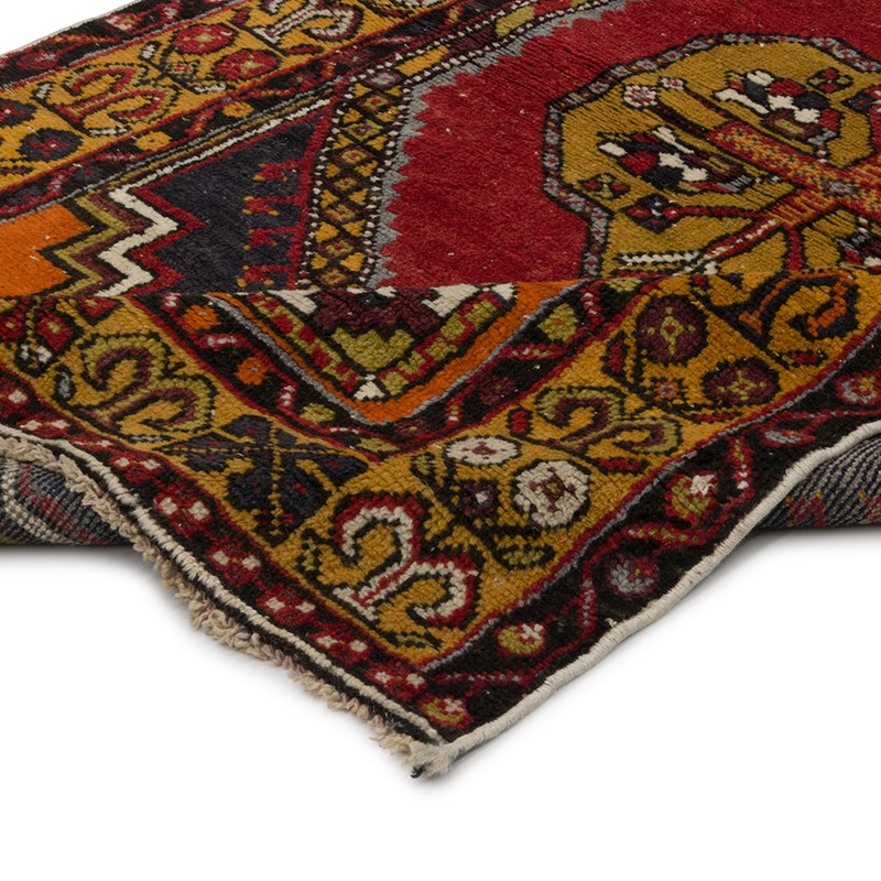 Vintage Turkish Hand-Knotted Rug - 3' 7" x 6'  (43" x 72") - K0086837