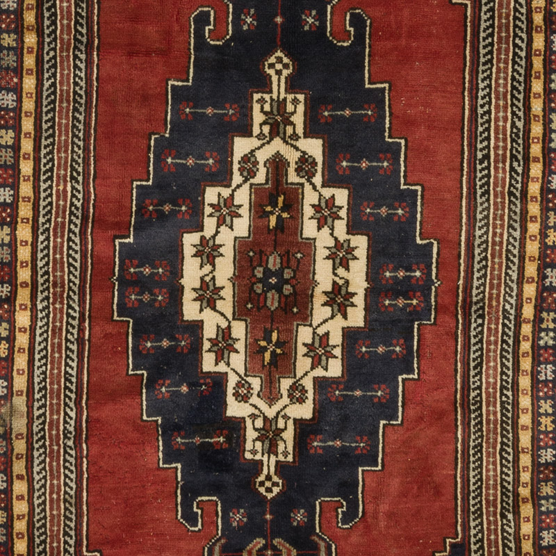Alfombra Vintage Turca Anudada a Mano - 154 cm x 336 cm - K0086838