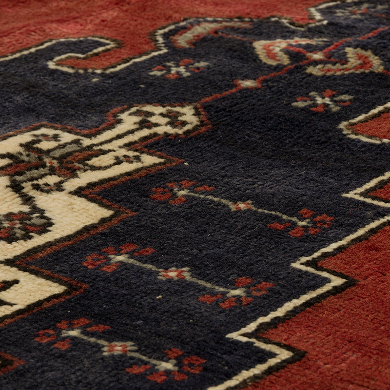 Alfombra Vintage Turca Anudada a Mano - 154 cm x 336 cm - K0086838