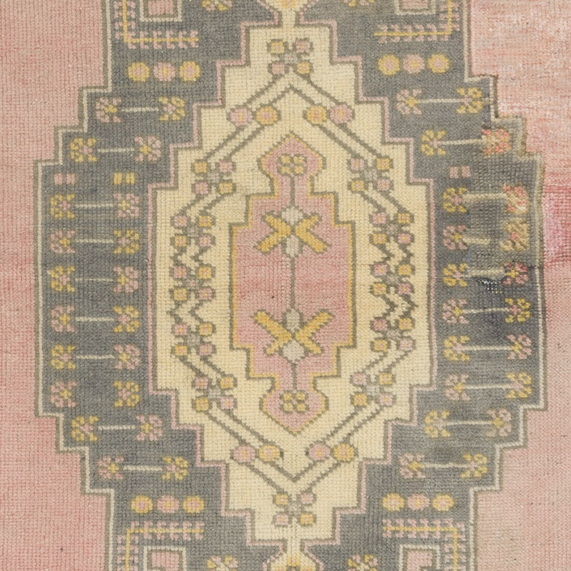 Alfombra Vintage Turca Anudada a Mano - 88 cm x 226 cm - K0086839