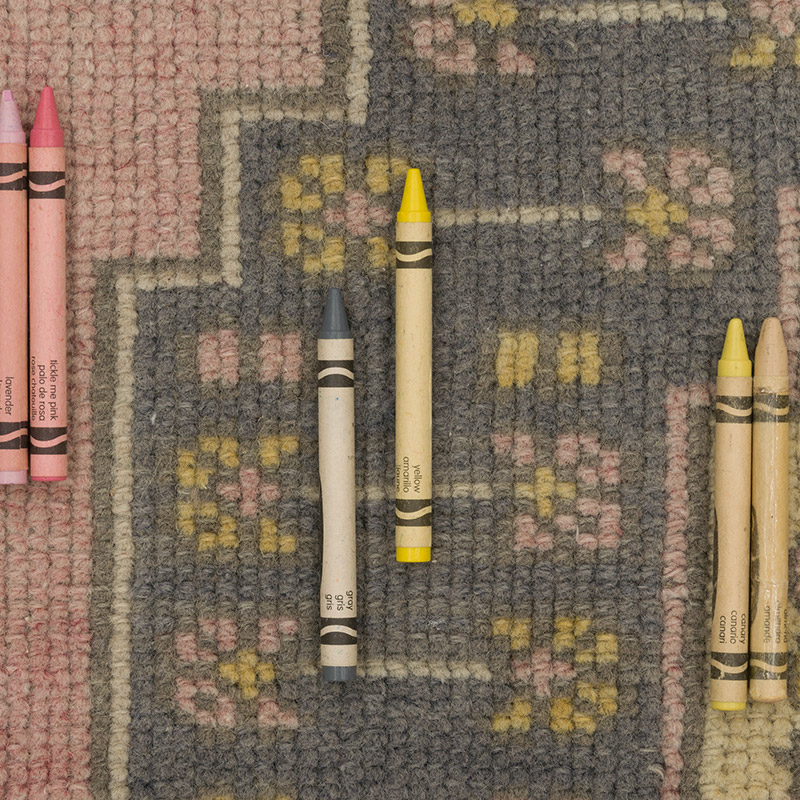 Alfombra Vintage Turca Anudada a Mano - 88 cm x 226 cm - K0086839