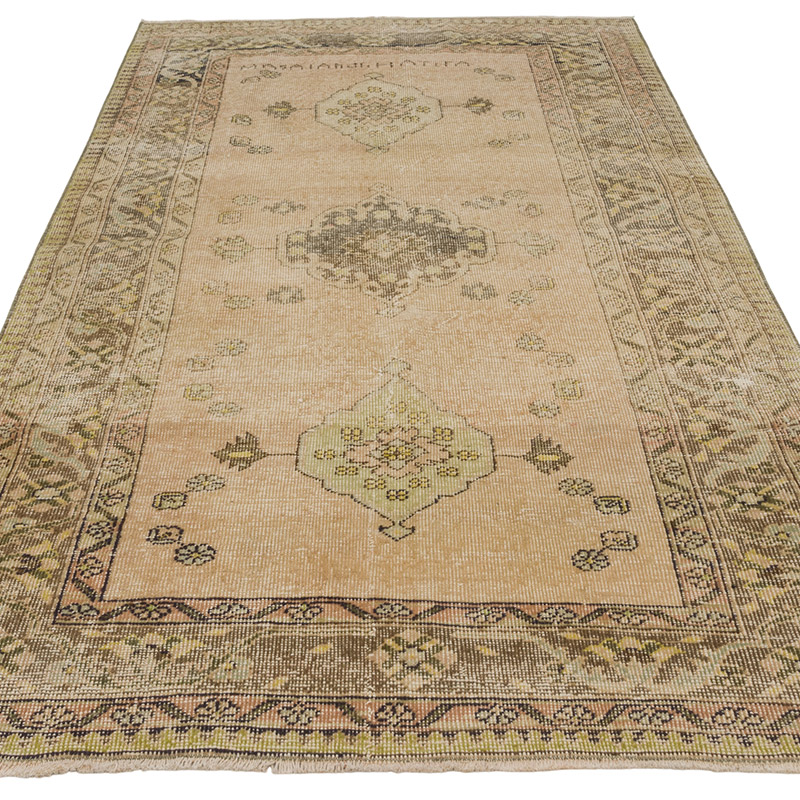 El Dokuma Vintage Halı - 117 cm x 199 cm - K0086843