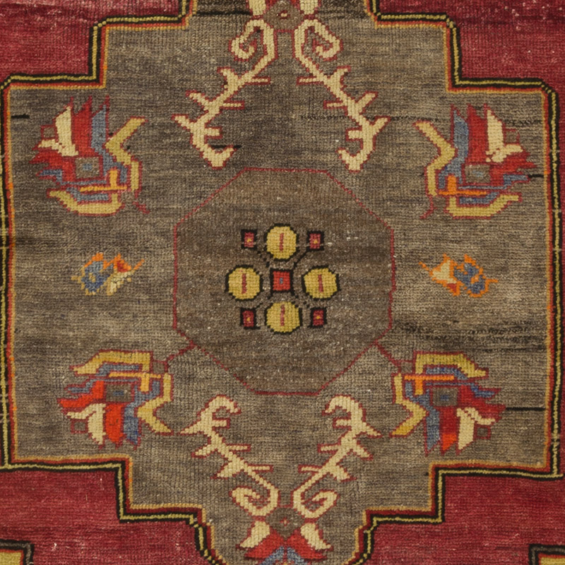 Vintage Turkish Hand-Knotted Rug - 3' 8" x 7' 11" (44" x 95") - K0086844
