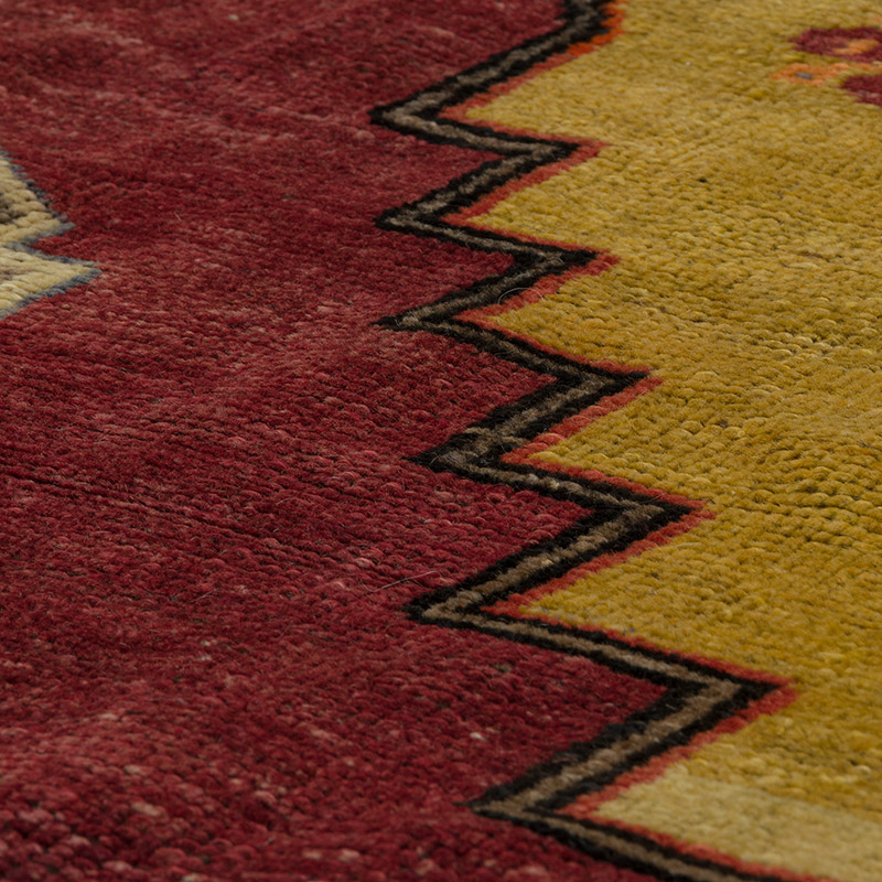 Vintage Turkish Hand-Knotted Rug - 3' 8" x 7' 11" (44" x 95") - K0086844