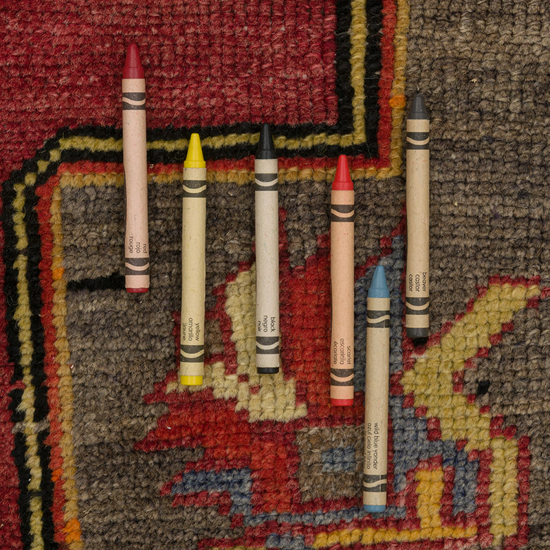 Vintage Turkish Hand-Knotted Rug - 3' 8" x 7' 11" (44" x 95") - K0086844
