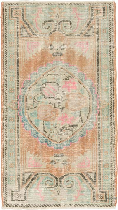 El Dokuma Vintage Halı - 83 cm x 146 cm