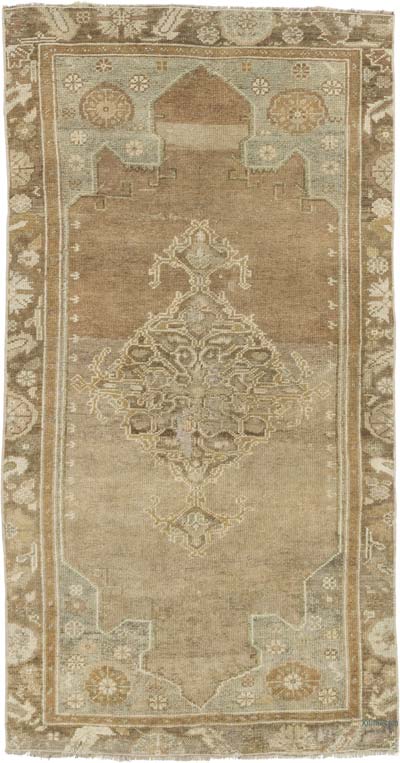El Dokuma Vintage Halı - 90 cm x 171 cm