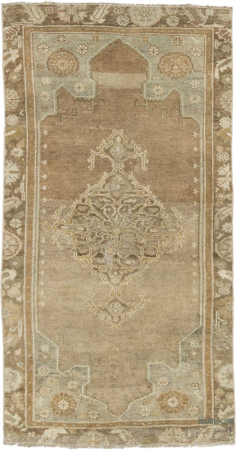 Alfombra Vintage Turca Anudada a Mano - 90 cm x 171 cm - K0086846