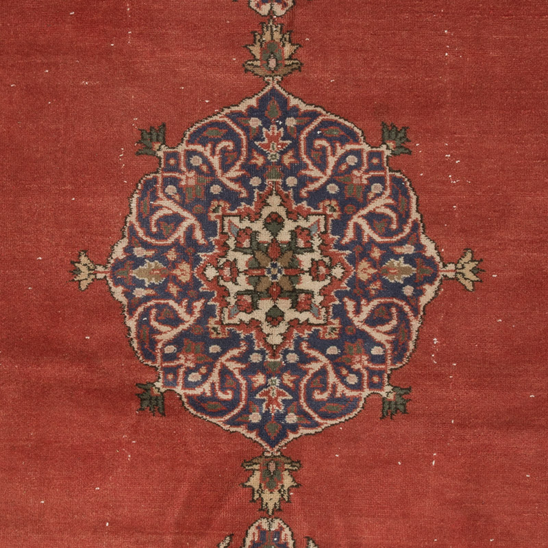 Alfombra Vintage Turca Anudada a Mano - 157 cm x 250 cm - K0086847