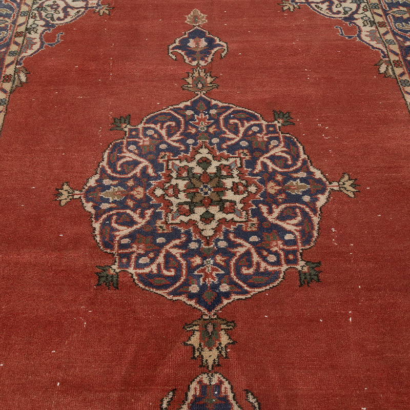 Alfombra Vintage Turca Anudada a Mano - 157 cm x 250 cm - K0086847