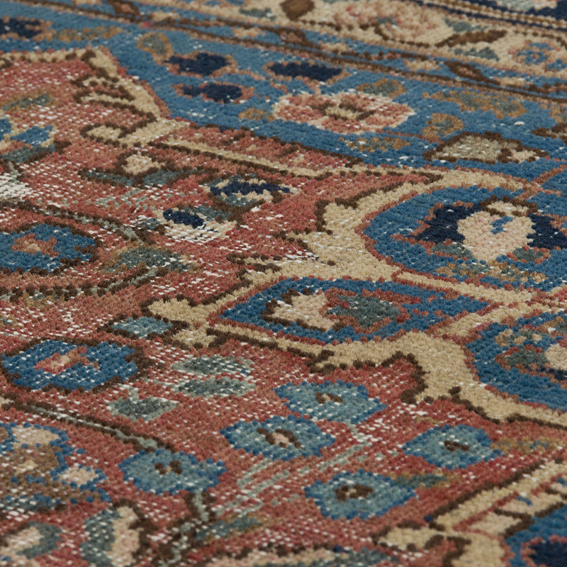 Alfombra Vintage Turca Anudada a Mano - 135 cm x 175 cm - K0086849