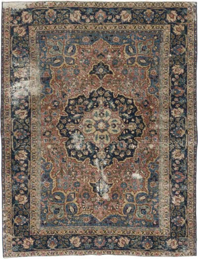 El Dokuma Vintage Halı - 135 cm x 175 cm
