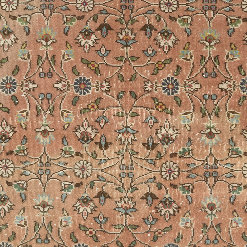 Alfombra Vintage Turca Anudada a Mano - 143 cm x 240 cm - K0086850