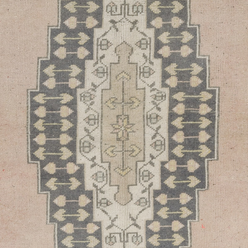 Alfombra Vintage Turca Anudada a Mano - 138 cm x 235 cm - K0086854