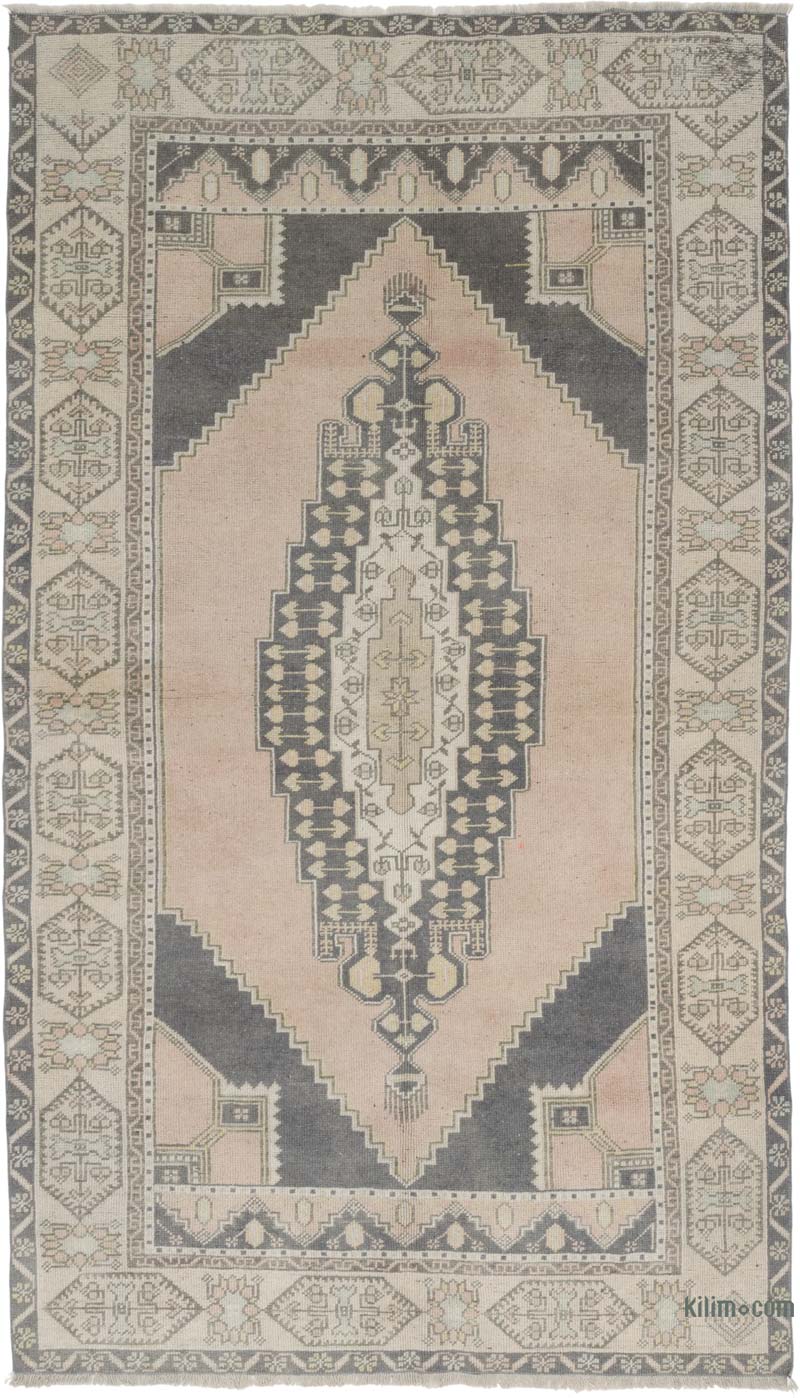 Alfombra Vintage Turca Anudada a Mano - 138 cm x 235 cm - K0086854