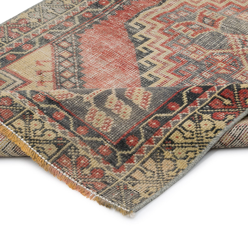 El Dokuma Vintage Halı - 86 cm x 163 cm - K0086856