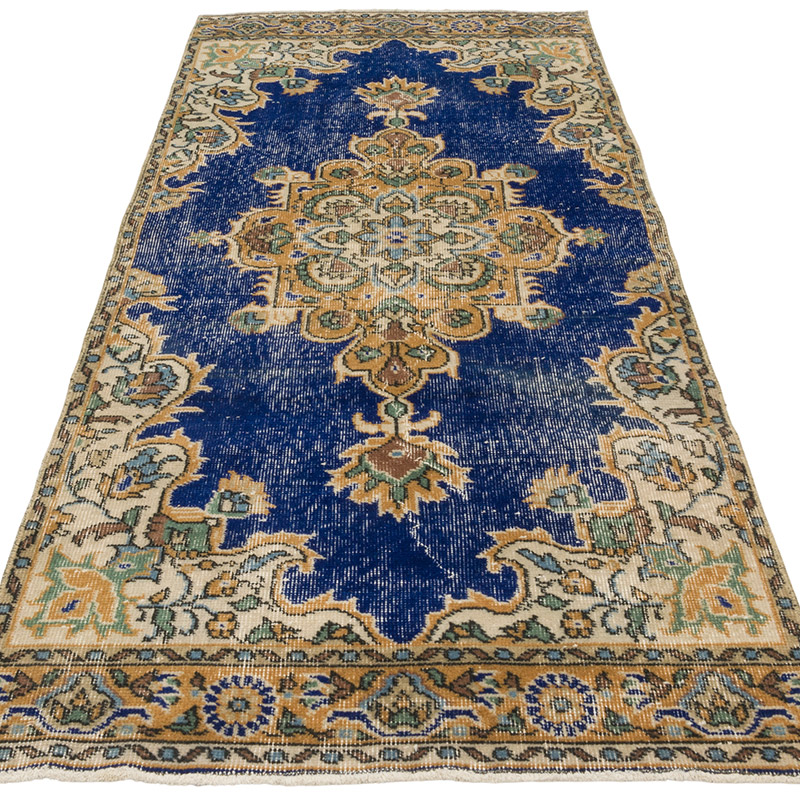 El Dokuma Vintage Halı - 90 cm x 215 cm - K0086857