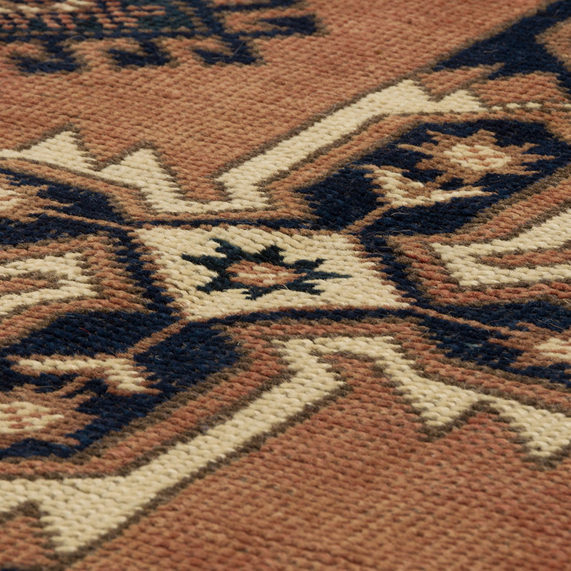 Alfombra Vintage Turca Anudada a Mano - 110 cm x 215 cm - K0086858