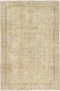 Vintage Turkish Hand-Knotted Rug - 6' 3" x 9' 5" (75" x 113")