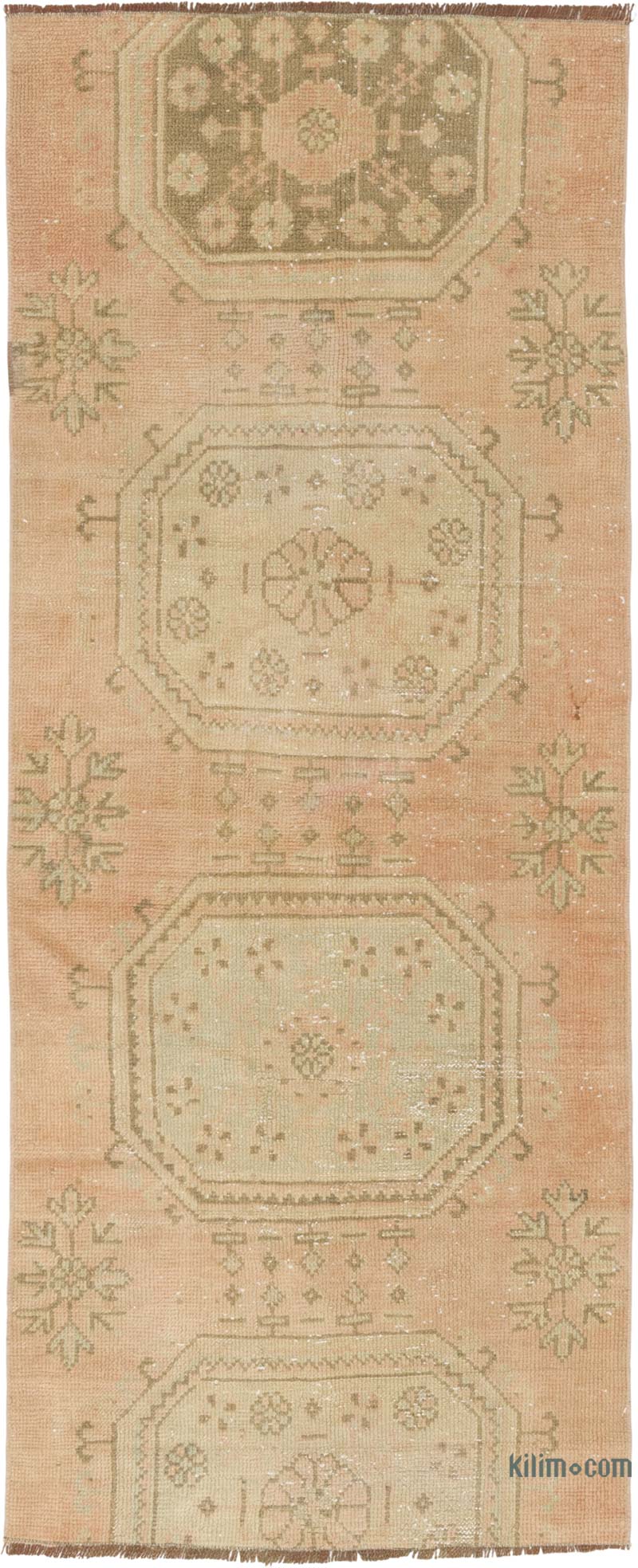 Pasillo Vintage Turco Anudado a Mano - 84 cm x 201 cm - K0086860