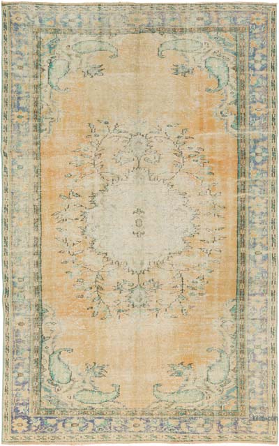 Alfombra Vintage Turca Anudada a Mano - 179 cm x 283 cm