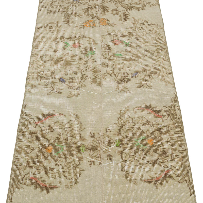 Vintage Turkish Hand-Knotted Runner - 2' 3" x 8' 10" (27" x 106") - K0086863