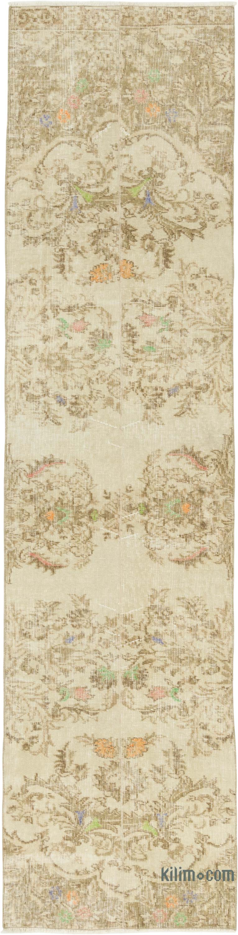 Vintage Turkish Hand-Knotted Runner - 2' 3" x 8' 10" (27" x 106") - K0086863