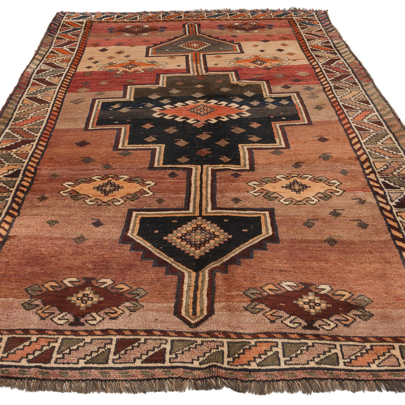 Vintage Turkish Hand-Knotted Rug - 5' 2" x 9' 3" (62" x 111") - K0086864